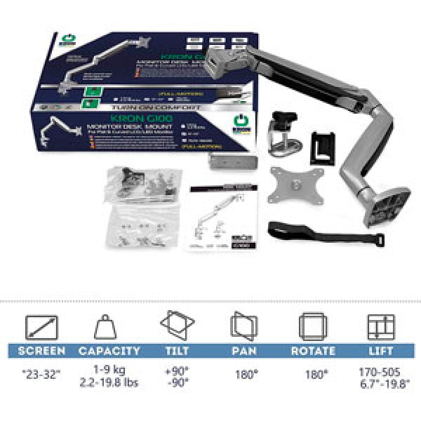 ONKRON Soporte Monitor 17-32 1 brazo