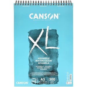 Bloc Dibujo Acuarela Canson Xl Aquarelle Grano Fino A3