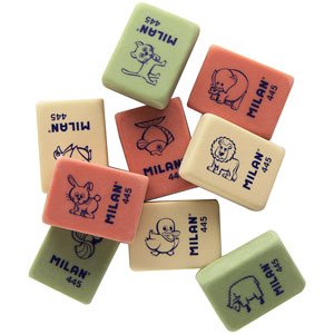 Gomas de borrar Milan Pack de 45 CMM445